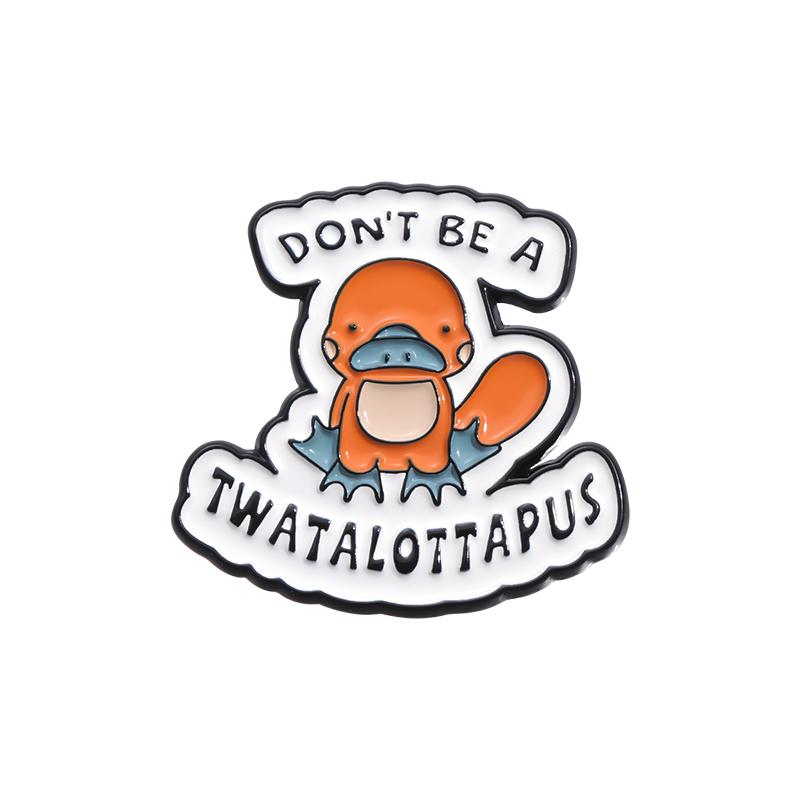 НЕ БУДЬ ДИКАСАВРОМ Эмалевые Значки На Заказ CUNTCAKE TWATASAURUS Броши Значки на Лацкан Мультяшные Животные Ювелирные Изделия Подарок для Детей Друга