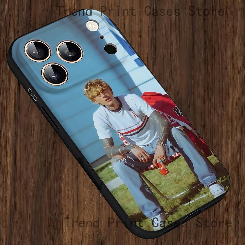 M-MGK Lost Americana LA Чехол для телефона для iPhone 14,16,12,13,15,11,17,Pro,Max,Plus,E,Air,Mini Мягкий чехол
