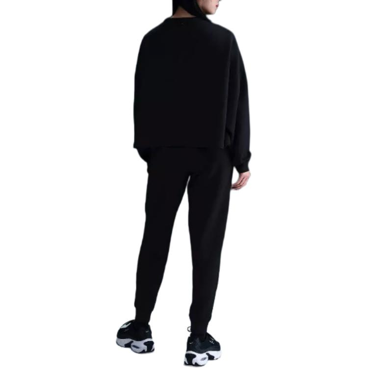 Nike Sweatshirts Women's Black Crew Neck Moderate Regular HQ8194-010
