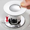 Стопор для умывальника Push-Type Design Bouncing Core Technology Stopper для предотвращения повреждения водой Home Cream Cover