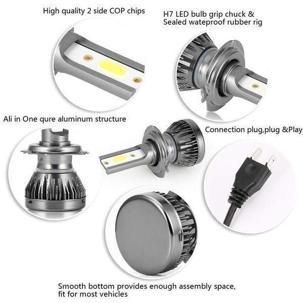 C6 АВТОМОБИЛЬНАЯ СВЕТОДИОДНАЯ ЛАМПА H7 LED H4 H8 H9 H11 АВТОМОБИЛЬНЫЙ LED H1 H3 880 HB3 9005 HB4 9006 9007 9004 H13 Автомобильные светодиодные фары 6000K