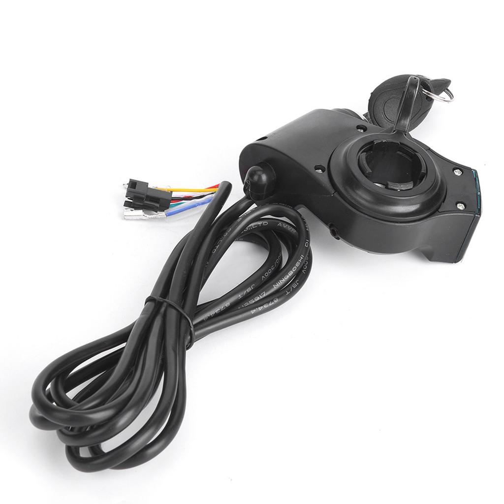 Дисплей LCD с курком газа для электровелосипеда, цифровой, с индикатором напряжения батареи и выключателем питания для электромобиля