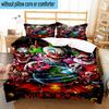 3PCS Clown Horror 3pcs Bedding,Including 3PCS Duvet Cover And 2pcs Pillowcases Perfect for Christmas,Ideal for Bedroom, Dormitory