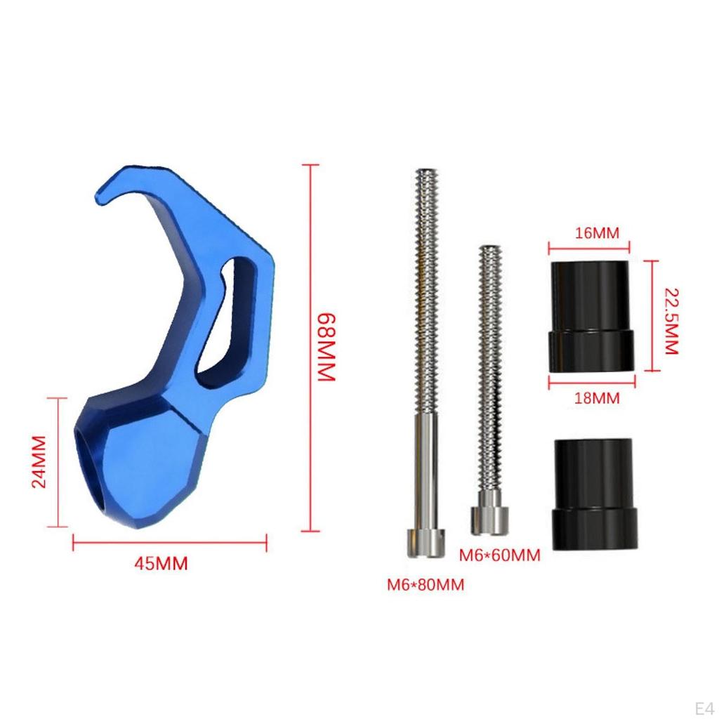 Подвесные крючки для , Сверхпрочные аксессуары, Простая установка, Передняя часть из алюминиевого сплава