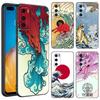 Японская волна Аниме Дракон Тигр Чехол для телефона для Huawei P10 P20 P30 P40 Lite P50 P60 Art P50E P Smart Z 2018 2020 2021 Pro 2019