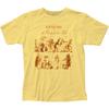 Genesis A Trick of the Tail Mens T Shirt Rock and Roll Music Band Tee Yellow