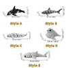 Mini Simulation Animal Multi-Joint Movable Marine Animal Model Creative Whale Figurine  Collection