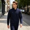 Under Armour Повседневная простая универсальная деловая модная спортивная фитнес-путешествия куртка на молнии унисекс темно-синяя 26500405-409