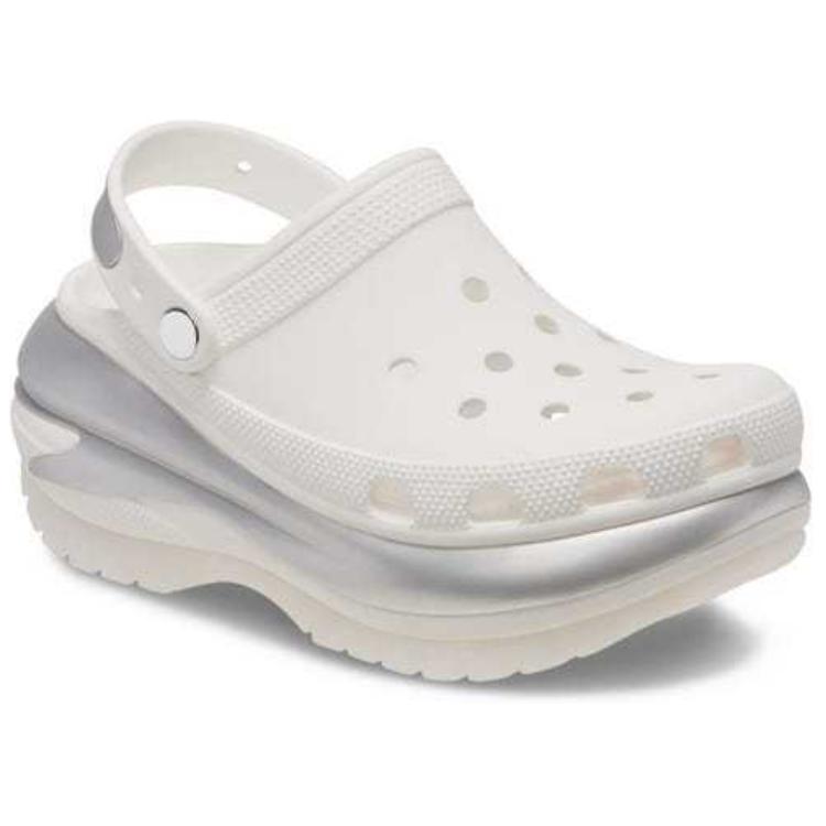 Crocs Удобные и универсальные клоги 6,1 см, унисекс, серебристые