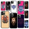 Осенний японский демон Они Хання Чехол для телефона Cover для iPhone 17 Air 16 16e 15 12 11 13 14 Pro Max Plus Coque