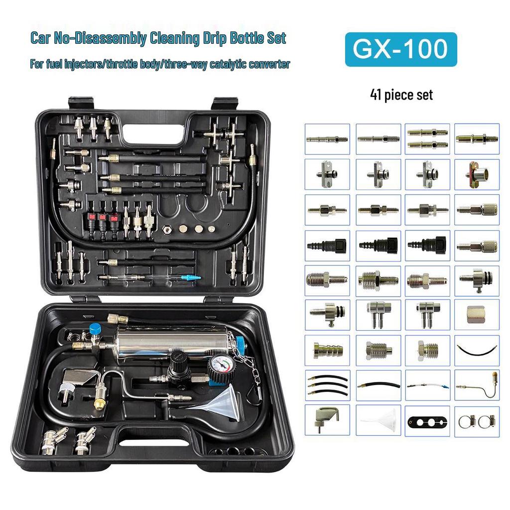 Неразборный очиститель топливных форсунок и катализатора дроссельной заслонки впуска