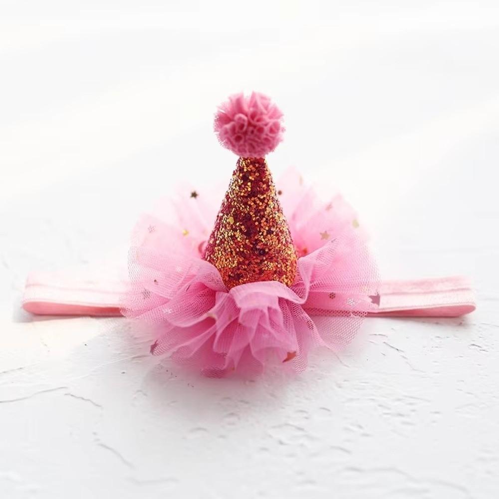 Hair Accessories Lace Headband Colorful Birthday Party Headband Birthday Photoshoot