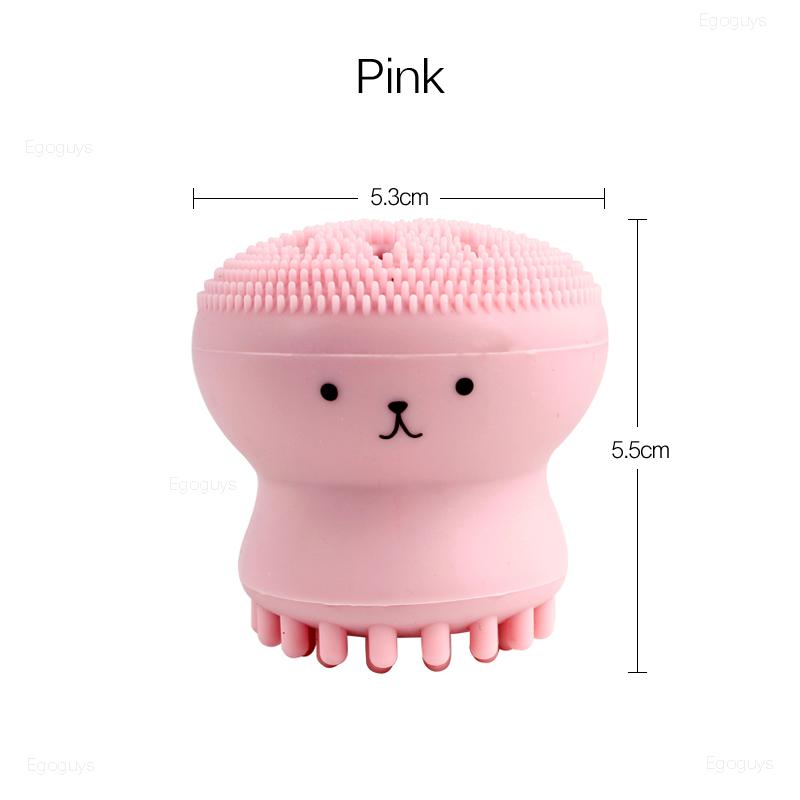 1PC Silicone Cleaning Brush Gel Washing Pad Exfoliating Blackhead Remover Facial Deep Cleansing Face Brushes Baby Bath Massager