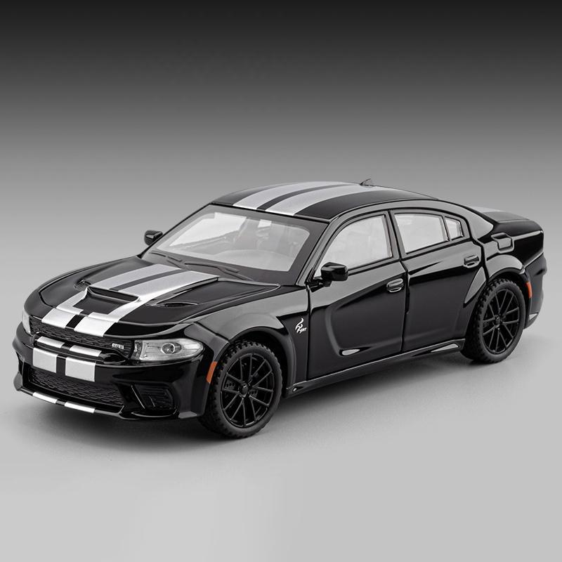 1:32 Dodge Charger SRT Суперспортивный автомобиль Сплав Литье под давлением Модель автомобиля Высокая симуляция Домашнее украшение Праздничный подарок Другу