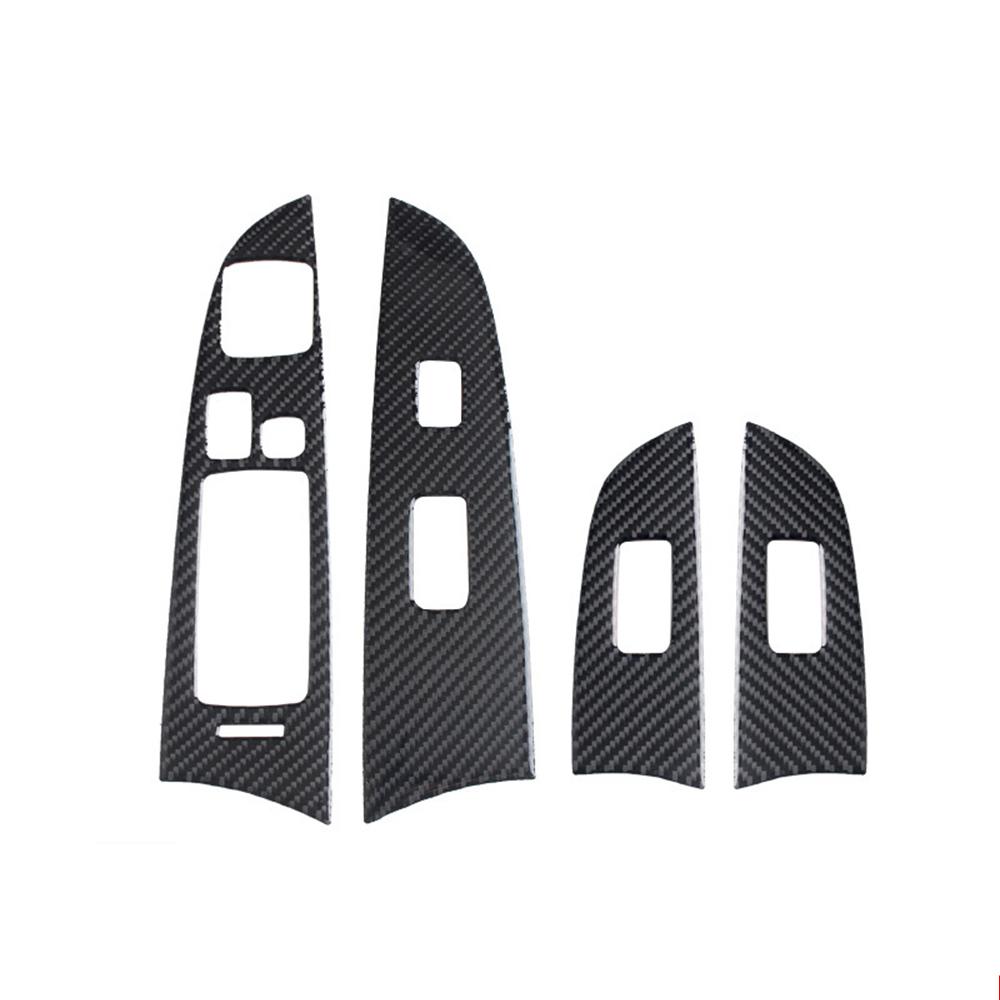 Накладка панели переключателя окна из углеродного волокна на левой стороне водителя для Lexus