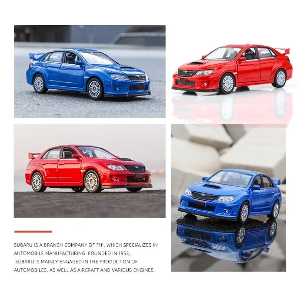 1/36 Subaru WRX STI Стайлинг автомобиля Лицензированная литая модель автомобиля Игрушка Сплав Металл Высокая симуляция для Коллекции Подарки F44