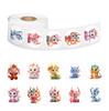 500 Stickers/roll Cartoon Dragon Baby High-value Tape DIY Decorative Suitcase Mobile Phone Case Tape