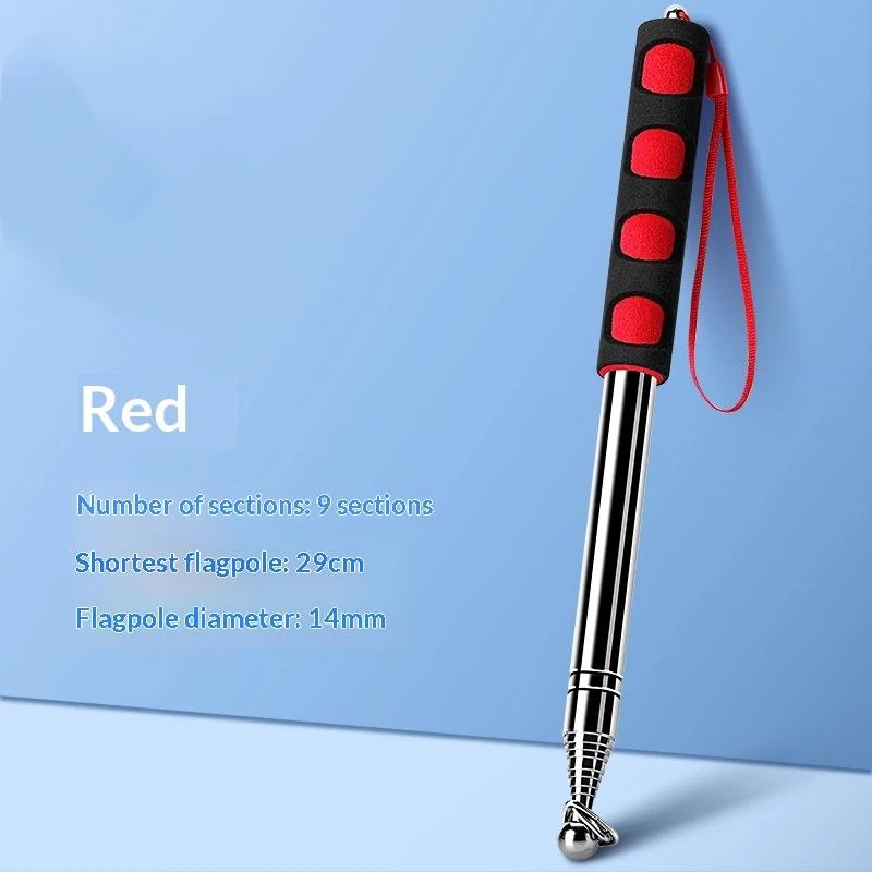 100-160cm Telescopic Rod Detection Hammer Thickened Telescopic Rod Hollowing Detection Hammer For House Decoration Inspection