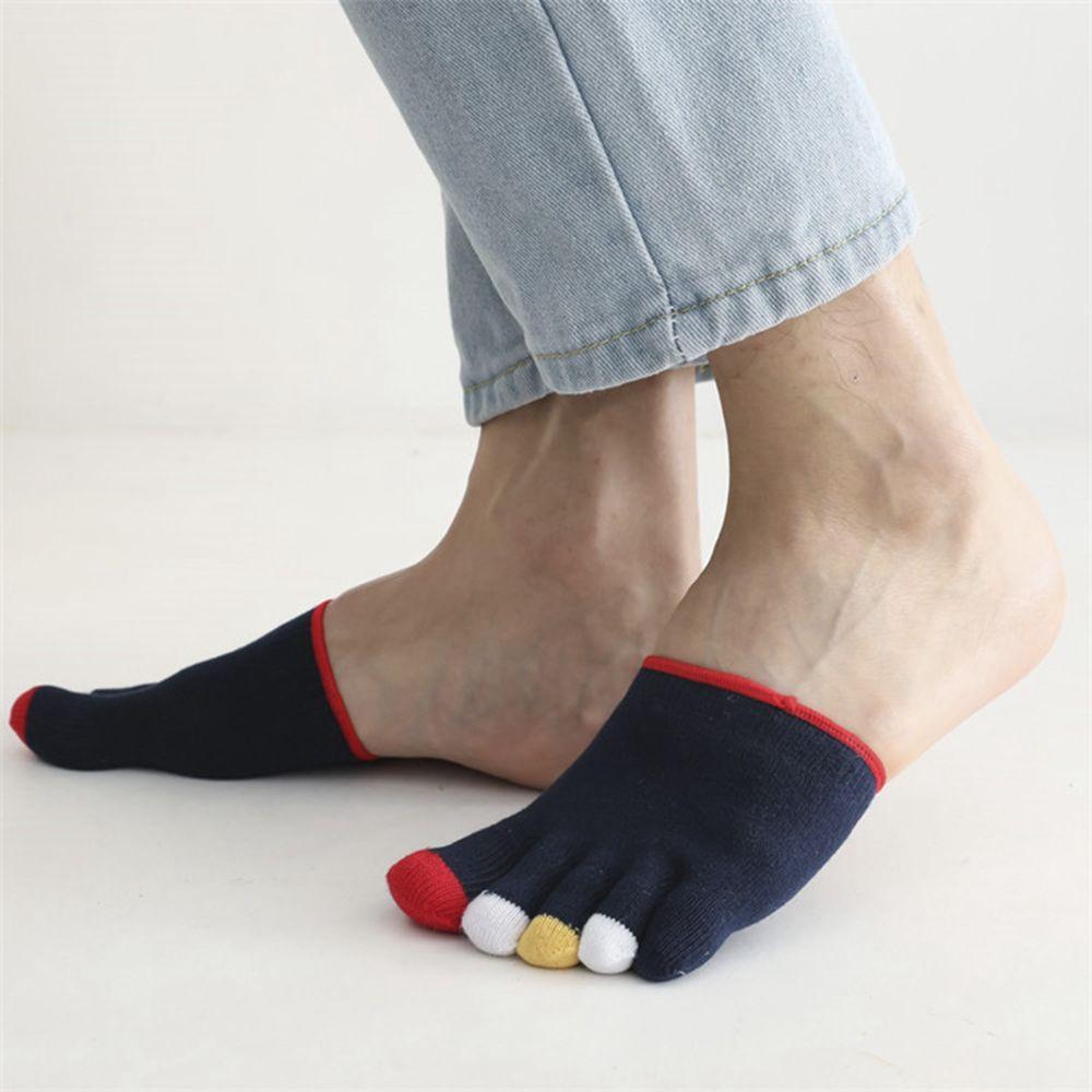 Anti-abrasion Summer Toe Cover Men Men Socks Five-Finger Socks Split Toe Socks Half Foot Socks