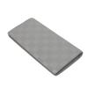 Used 12564 Portefeiulle Braza N60195 7940 New Logo Embossed Gray Bifold Damier Infini Pale Blue Men's from Japan