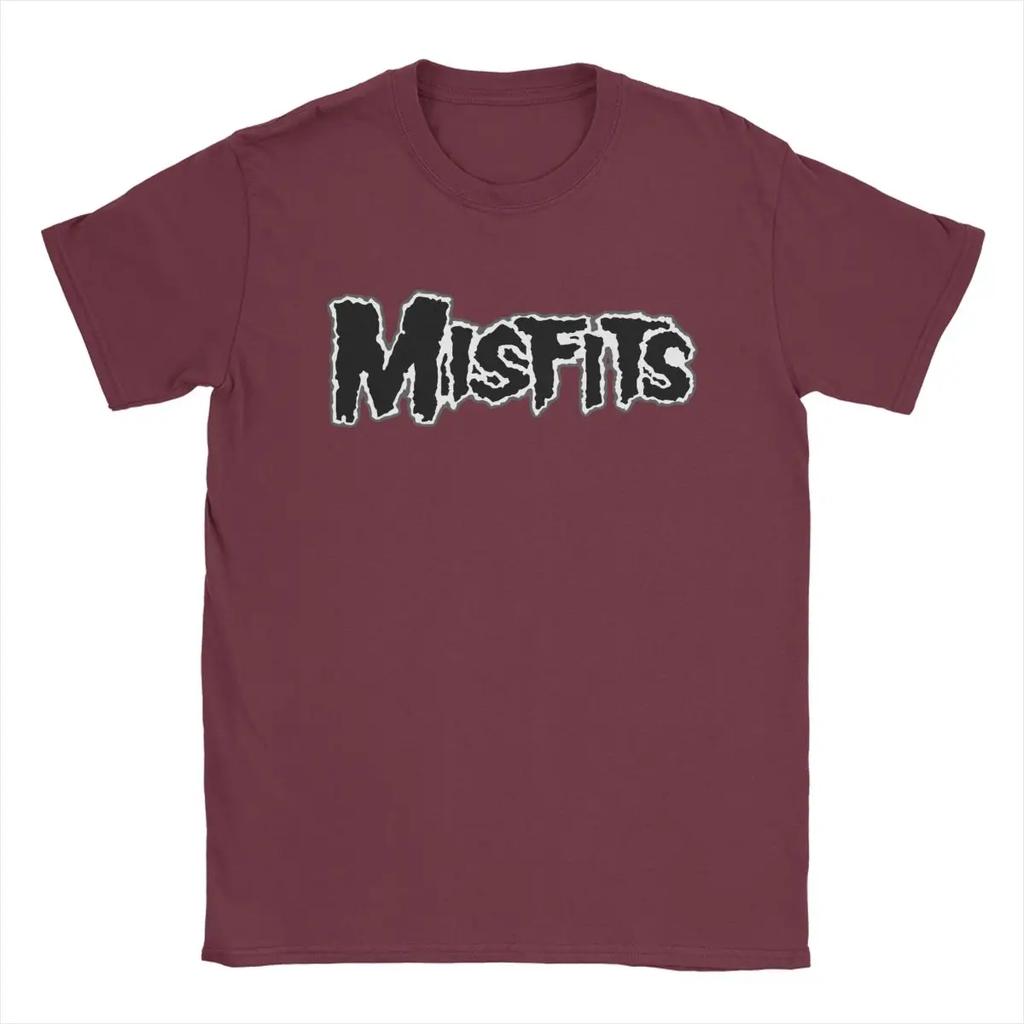 Misfits-Symbol Men's T Shirt Novelty Tee Shirt Short Sleeve Crewneck T-Shirt 100% Cotton Party Clothing