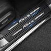 Carbon Fiber Car Door Sill Anti Kick Sticker Rear Bumper Trunk Scratch Guard Decals For Ford Focus Logo Exterior Accessories