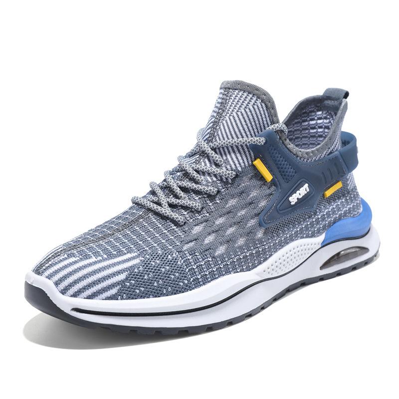 Spring and Autumn New Mesh Breathable Men's Shoes Soft soled Anti slip Running Sports and Leisure Shoes