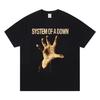 Футболка с коротким рукавом группы System of A Down, Мировой рок, Европа, Американский металл, SOAD, Модная, Повседневная, Мужская и женская