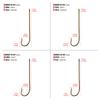 Crucian Carp Hook Has Barbs 100pcs/box Long Handle Sleeve Hook
