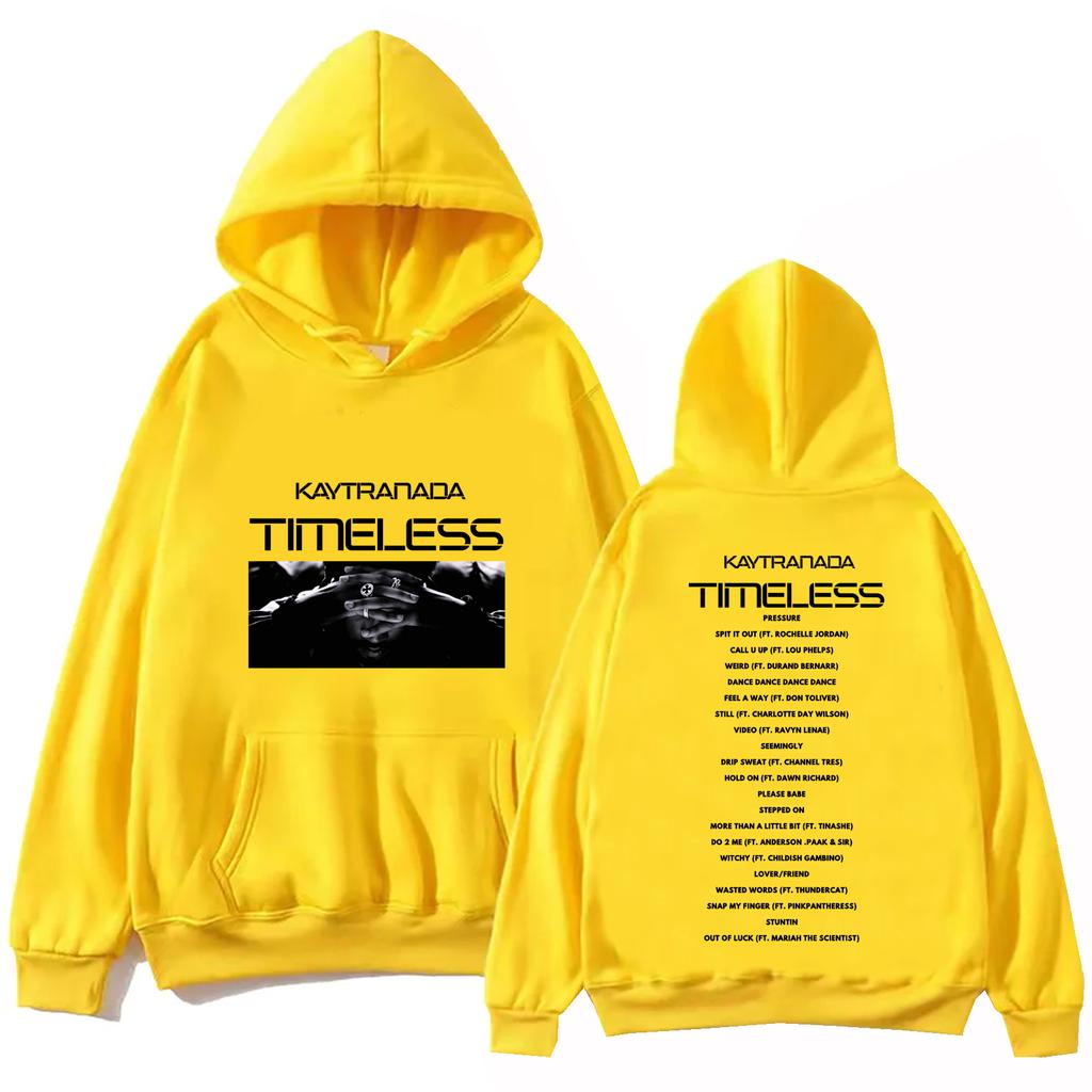 Худи Kaytranada Timeless Топы с длинным рукавом Обычная толстовка Подарок для поклонников музыки Весна Лето Повседневный