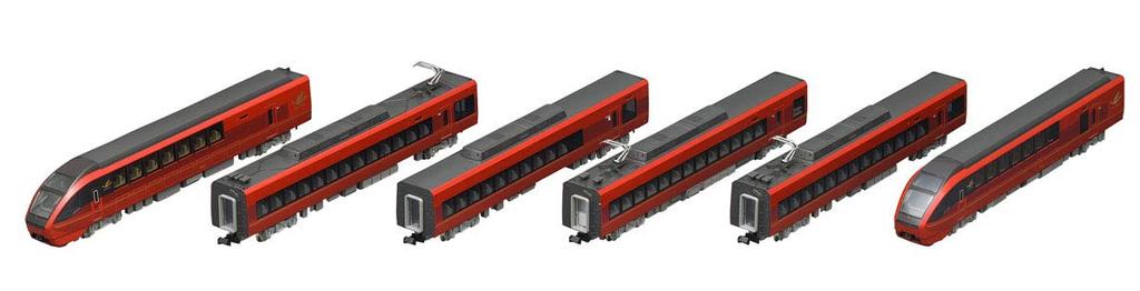 Tomytec TOMIX N Gauge Kinki Nippon Railway 80000 Series Hinotori 6 Car Formation Set 6 Cars 98695 Железнодорожная модель поезда