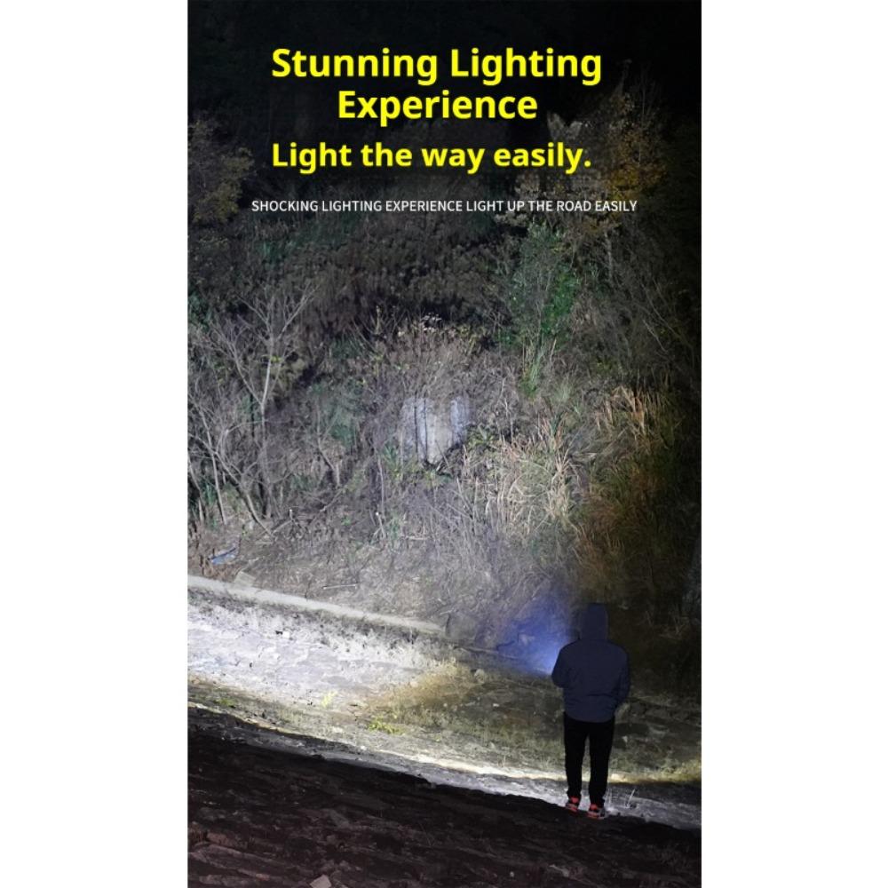 Многофункциональный фонарик перезаряжаемый уличный прожектор USB зарядка с инструментами, шестигранное гнездо/рулетка/художественный нож/отвертка/отвертка