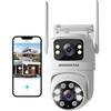 Surveillance Camera - 3K - Outdoor WiFi - Night Vision - Human Detection - Auto Tracking