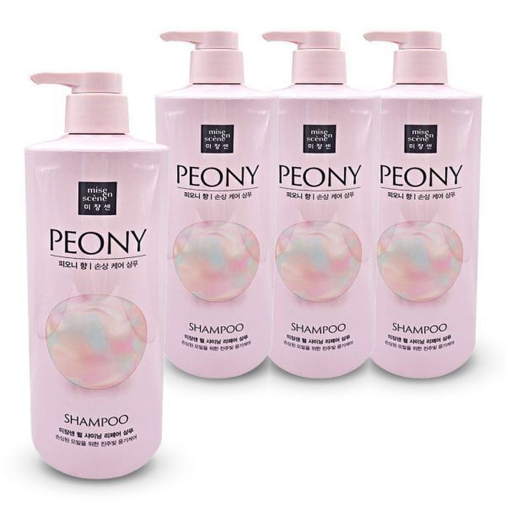 mise en scène Pearl Shining Repair Damage Care Peony Shampoo 1000ml 4ea