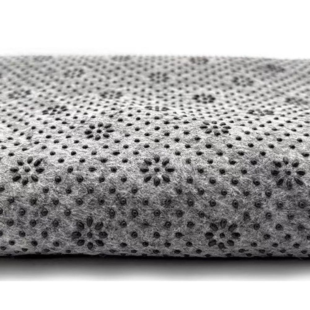 Anti Slip Fabric Grey&Black Plum Blossom Pattern Soft