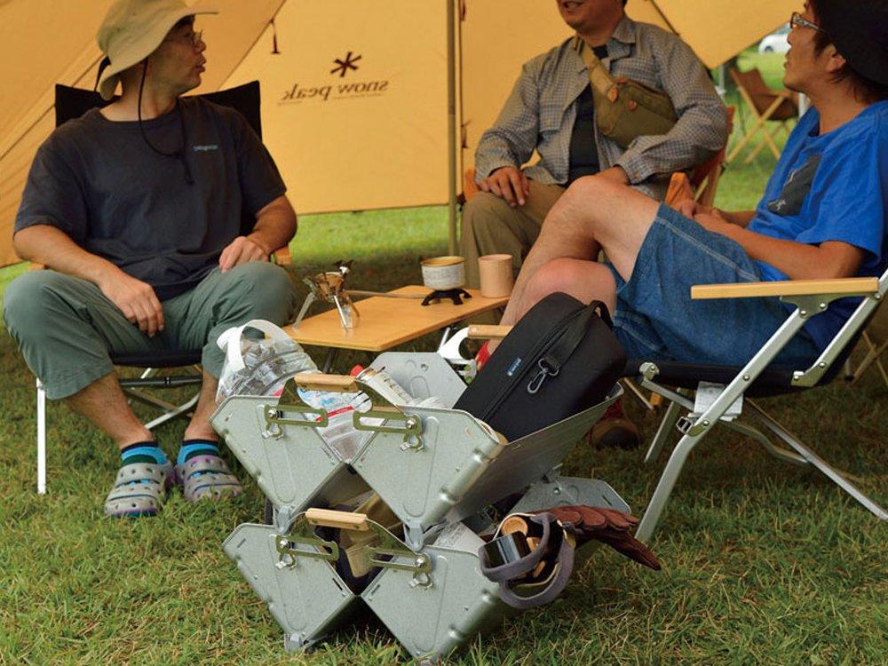 Snow Peak Furniture Shelf Container 25 Container Shell Container Gear Container Outdoor Camping UG-025G