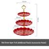 Nordic Style Three-Tier Fruit & Snack Tray for Living Room