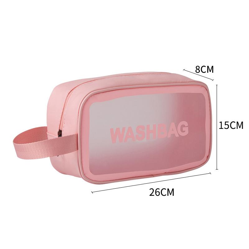 Women Makeup Bag Transparent PVC Cosmetic Bag Travel Make Up Case Wash Bag Large Capacity Toiletry Organizer Pouch