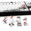 B03C 128 Клавиш Механическая Клавиатура Цветок Сливы Профиль Cherry PBT Колпачки Клавиш DYE-Sub