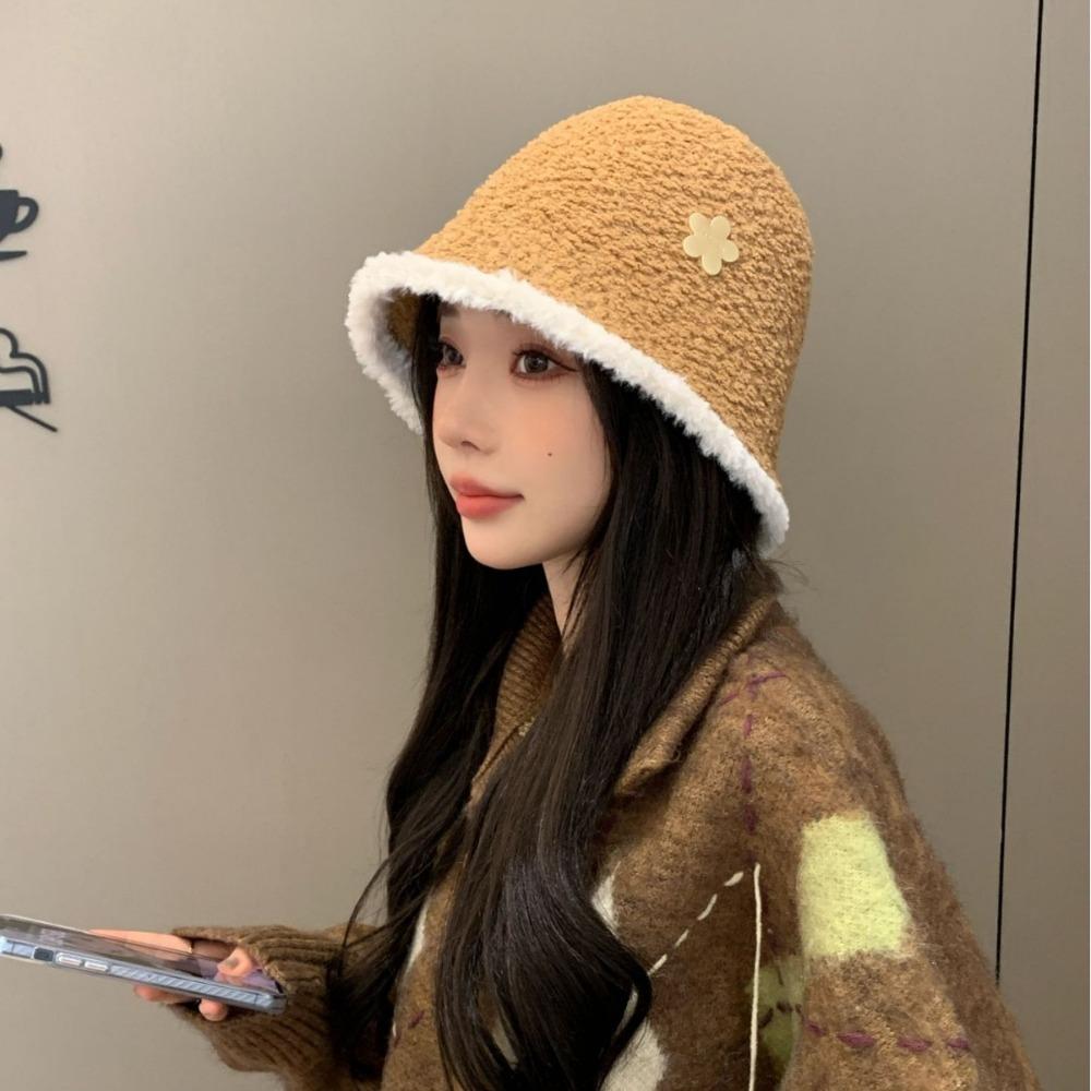 Зимняя теплая шапка-ушанка, морозостойкая шапка-рыбак, милая кепка-ведро, осень/зима
