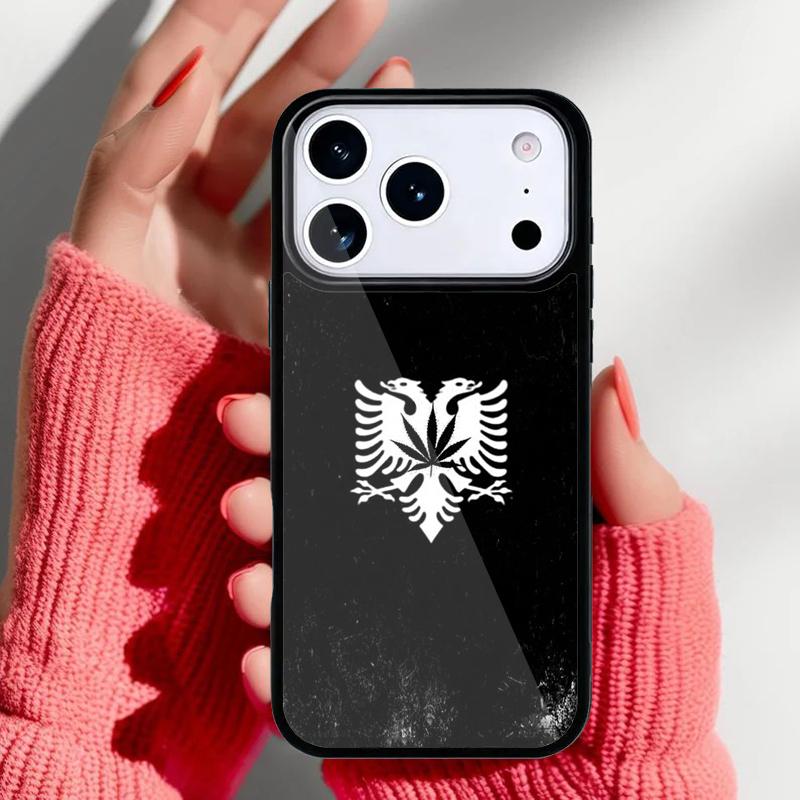 Albania flag Phone Case for iPhone 17 16 15 14 13 Pro Max Back Cover for 12 11 Pro Coque