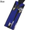 Men'S And Women'S Candy Color Clip Type Elastic Suspenders With Y-Shaped Adjustable Brackets Gifts