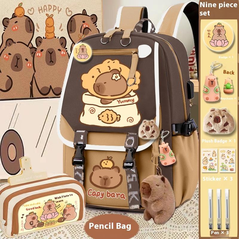 Сумка-пенал Kapi Bara с симпатичным мультяшным рисунком, устойчивая к грязи, универсальная сумка-пенал