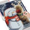 5D Diamond Painting Snowman Deer Full Drill Square Cross Stitch Diamond Embroidery Landscape Christmas Decoration