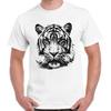 Leopard Tiger Cat Animal Printed Men Women Cool Gift Retro Unisex T Shirt 2735