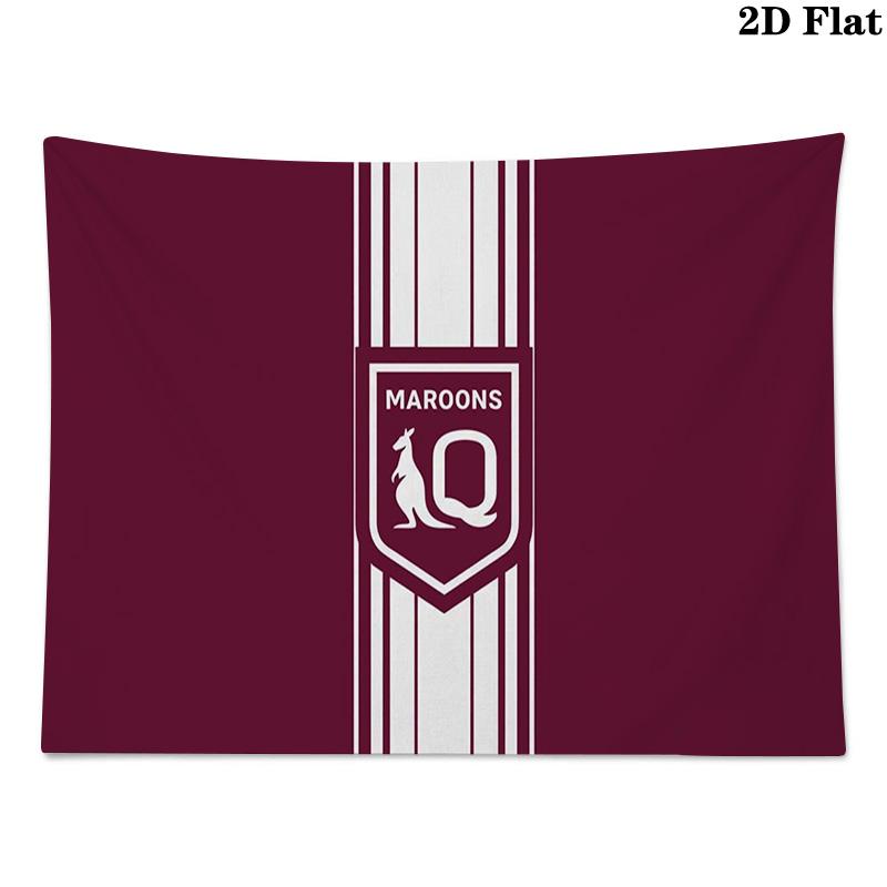 Maroons Wall Tapestry Aesthetic Wall Hanging Printed Fabric Blanket Decorative Tapestries for Bedroom Living Room Home Decor