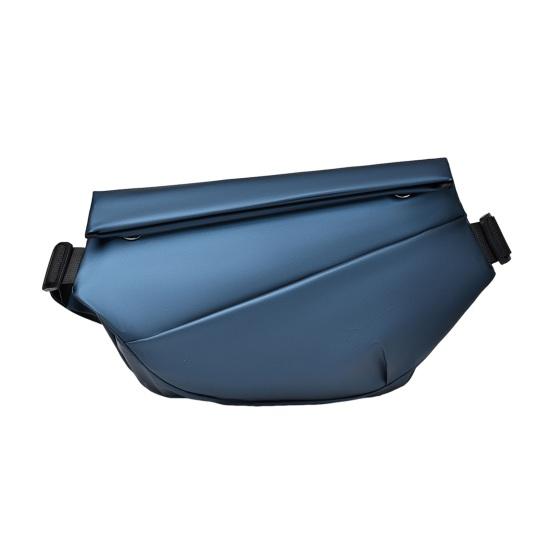 Men Crossbody Bag with Cup Holder Waterproof Chest Bag Magnetic Buckle Sling Bag Shoulder Bag for Commuting Street Travel