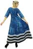 Phagun Women Blue Anarkali Printed Kurti Ladies Cotton Indian Casual