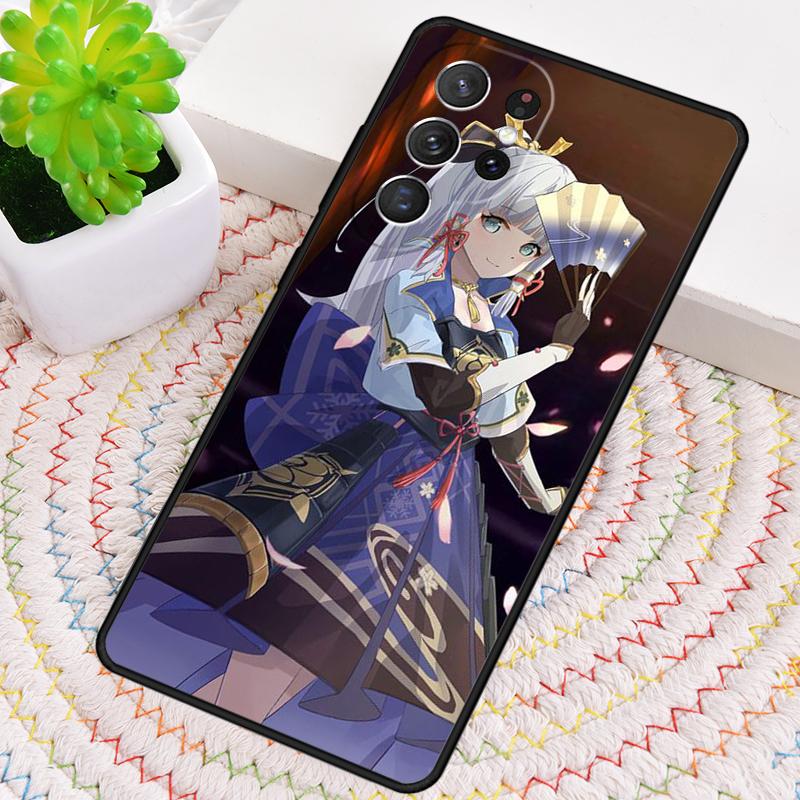 Чехол для телефона Genshin Impact Kamisato Ayaka из силикона для Samsung Galaxy note 10 pro S26 S24 S23 S22 S21 Plus S25Ultra Capa Cover