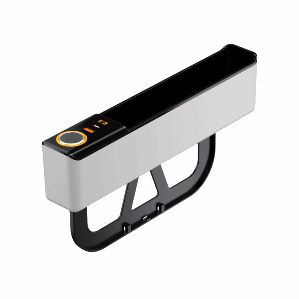 Multi-Functional Car Seat Gap Storage Box Fast-Charging Seat Gap Filler Car Interior